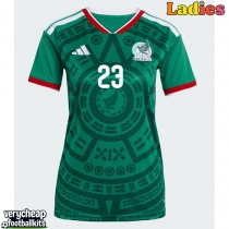 Mexico Jesus Gallardo #23 Replica Home Shirt Ladies World Cup 2026 Short Sleeve